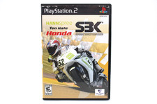 Refurbished PS2 SBK Superbike World Championship Complete CIB Cover Art Damage picture