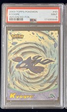 Kyogre Silver Foil PSA 9 2003 Topps Pokemon Advanced Low Pop Hoenn #43 picture