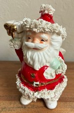 Vintage Spaghetti Trim Santa Claus E-1252/R Planter Inarco Japan 1950s picture