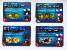 2006 WIZKIDS CSG PIRATES DAVY JONES CURSE 4 X SHIPS JAMAICA STRAW MAN UNPUNCHED picture
