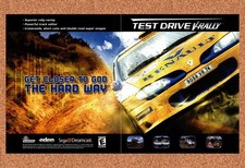 2001 Test Drive V-Rally Dreamcast Original Advertisement / Retro Promo v1 picture