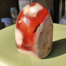 530g Natural Red Agate Crystal Healing Energy Stone B907 picture