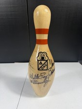 PBA Signed AMF Bowling Pin WR Williams Jr Chris Barnes Allen Wiseman HOF picture