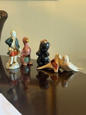 4 Vintage Ceramic Mini Liquor Bottles (Empty) picture