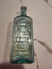 Antique Hood’s Sarsaparilla Aqua Glass Bottle C I Hood Lowell Mass 9” picture
