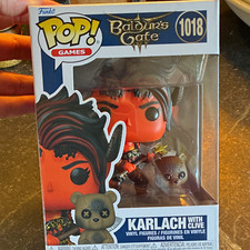 Funko Pop Baldur's Gate Karlach w/ Clive #1018 Vinyl Figure picture