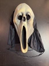 Vintage 1995 The Paper Magic Group Scream Ghost Face Ghoul Halloween Mask picture