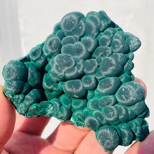 189g Rare Natural Velvet Malachite Coarse Cat's Eye Cluster Mineral Specimen picture