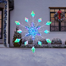 Member s Mark 48 Pre-Lit Color-Changing Snowflake picture