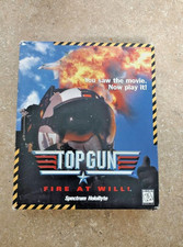 Top Gun Fire at Will PC 1996 Big Box Complete CIB Spectrum Holobyte CD-ROM picture
