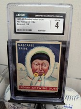 1933-40  Goudey Indian Gum  # 83  Nascapee Tribe  picture