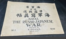Antique 1905 Imperial Japanese Navy Russo Japanese War Tsushima Photo Album Vol3 picture