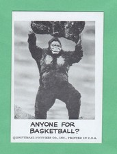 1961 Leaf  Spook Stories Series 2   King Kong  # 108  HTF Read  Nrmnt-mt OC picture