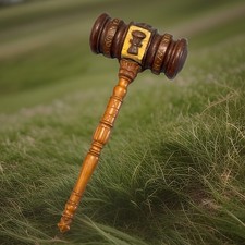 Vintage 1926 Order Of The Eastern Star Wooden Gavel Engraved Katherine Pressler picture