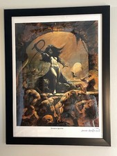 DUNGEON MASTER Fine Art Print Limited Edition Signed & Framed by Mike Hoffman picture