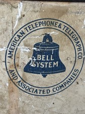 Vintage Original FULL Bell Telephone Telegraph System Liquid Metal Polish Tin picture