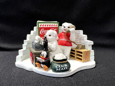 1999 Coca-Cola Polar Bears Cubs Collectors Society Member Figurine -no box picture