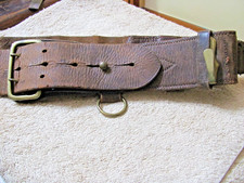 1873, LEATHER BELT, 45/70 AMMO, WANTED DEAD OR ALIVE HOLSTER, CAVALRY, MAKE IT picture