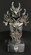Skyrim Daedric Armor Bust, Elder Scrolls Skyrim Figurines, Resin Statue picture