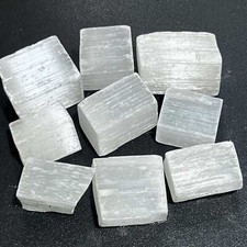 Selenite Satin Spar Crystal Rough Raw Stones (By The Piece or Pound) Wholesale picture