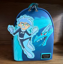 Loungefly Nickelodeon Danny Phantom Exclusive Mini Backpack GLOW IN THE DARK picture