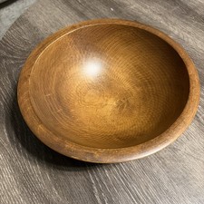 Vintage Woodcroftery Made in America Wooden Bowl picture