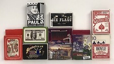 10 Packs Playing Cards: Hoyle Streamline Memphis Vegas World Pahrump Casinos… picture