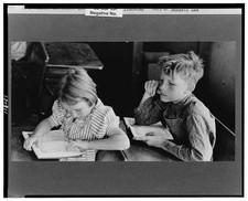Photo:La Forge Missouri Schoolchildren 1938 Southeast Missouri Farms FSA picture