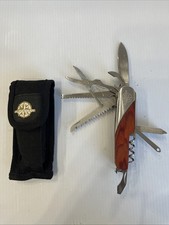 GUIDESMAN 13-in-1 Pocket Knife Folding Multi-Tool With Case, Excellent Condition picture