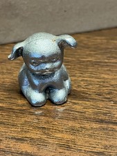Vintage Cast Iron BUCKI Carbons Ribbons Advertising  Dog Paperweight BUCKY picture