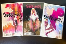 Marvel Spider-Gwen Radioactive Spider-Gwen #1-3 Comic Lot Variant Covers 2015 picture