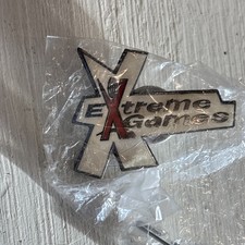 Vintage ESPN EXTREME GAMES Lapel Pin 1994/1995 inaugural X Games Rhode Island picture