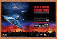 1997 Independence Day PS1 Original Advertisement / Retro Promo v1 picture