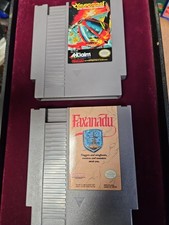 Nintendo Faxanadu & CYBERNOID NES Cartridge Lot picture