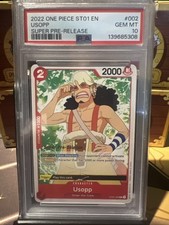 2022 One Piece ST01 Usopp - Super Pre-Release - PSA 10 picture