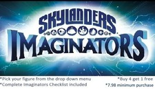*Buy 4=1Free Skylanders Imaginators Complete UR Set w Checklist*$7.98Minimum👾 picture