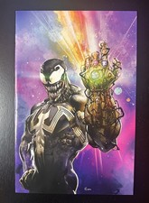 Venom #7 Clayton Crain Virgin Variant Frankies Exclusive Rare 1st Dylan Brock picture
