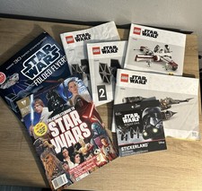 Star Wars Lego Instruction Manuals/Folded Flyers/Special Magazine Lot *Read picture