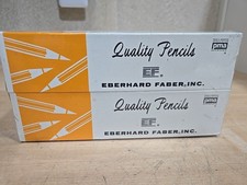 Vintage EF EBERHARD FABER Pencil 6 Boxes (72 Pencils) MARIGOLD 240 Sealed New picture