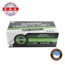 Shargio Green 100s Cigarette 250ct Tubes - 4 Boxes picture
