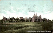 Columbus OH State Hospital for Insane c1900s-10s Vintage Postcard picture