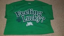 Lucky Charms Cereal Feeling Lucky? T-Shirt Mens M Medium Alstyle 100% Cotton picture