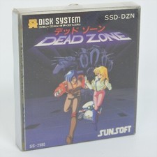 Famicom Disk DEAD ZONE Unused/Yellowing Nintendo 2233 dk picture
