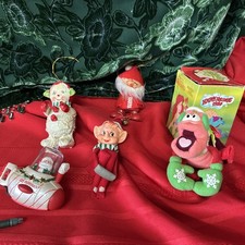 Vintage Christmas Tree Ornaments Set of 5 Bundle Pack picture