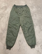 Vintage 1974 USAF CWU-9/P Quilted Flight Flyers Trouser Liner Pants Small USA picture
