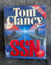 Tom Clancy SSN PC Game Brand New Sealed Windows 95 VTG Big Box Submarine 1996 picture