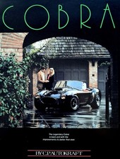 COBRA ~1986 C.P. Autokraft Cobra * Original Flyer * VG *  picture
