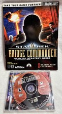 Star Trek: Bridge Commander (PC, 2002) CD-ROM Wind-95/98/2000-w/ Strategy Guide picture