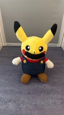 Pokemon Center Super Mario Nintendo 2018- 8” Pikachu Plush picture
