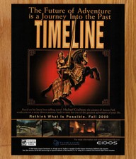 Timeline Eidos Michael Chrichton - Video Game Print Ad / Poster Promo Art 2000 picture